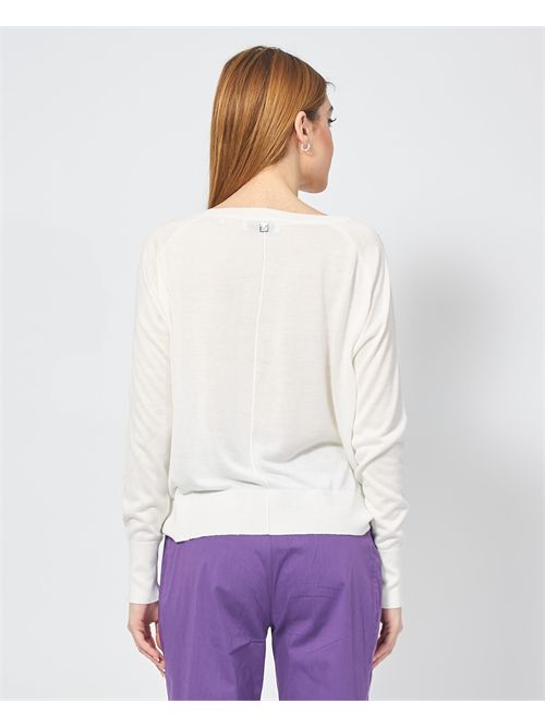 MarkUp mohair blend boat neck sweater MARKUP | MW10011OFF WHITE